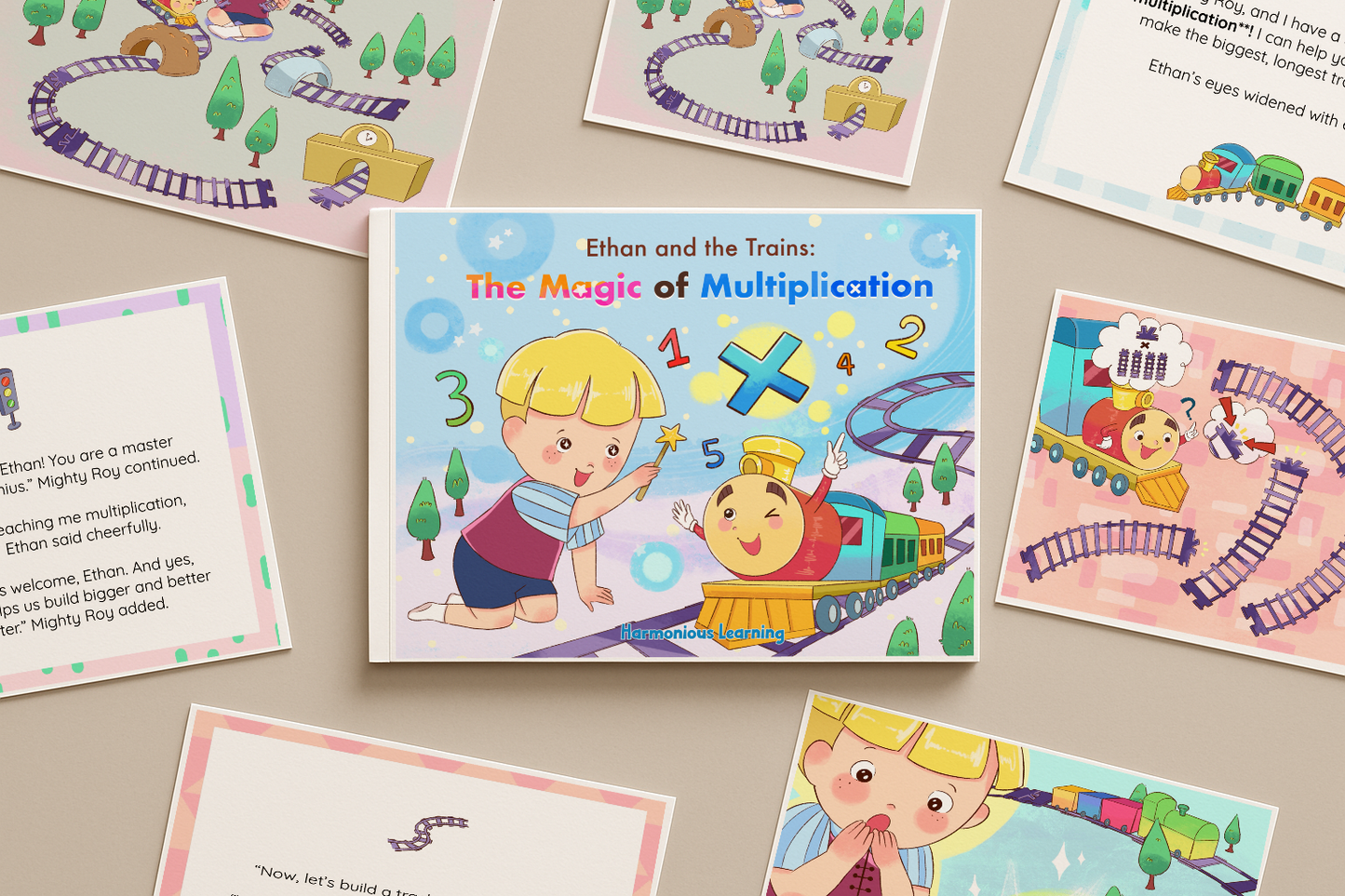 Ethan and the Trains: The Magic of Multiplication