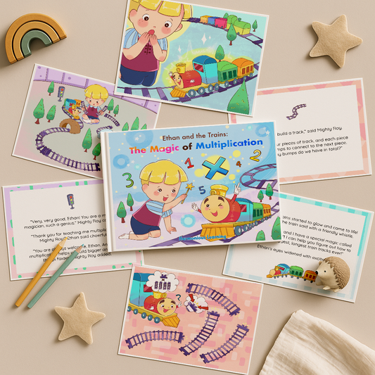 Ethan and the Trains: The Magic of Multiplication