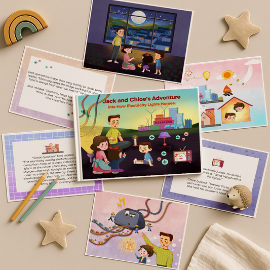 Jack and Chloe’s Adventure into How Electricity Lights Homes